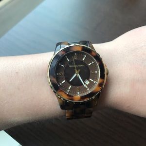 Michael Kors Tortoise-Shell Watch